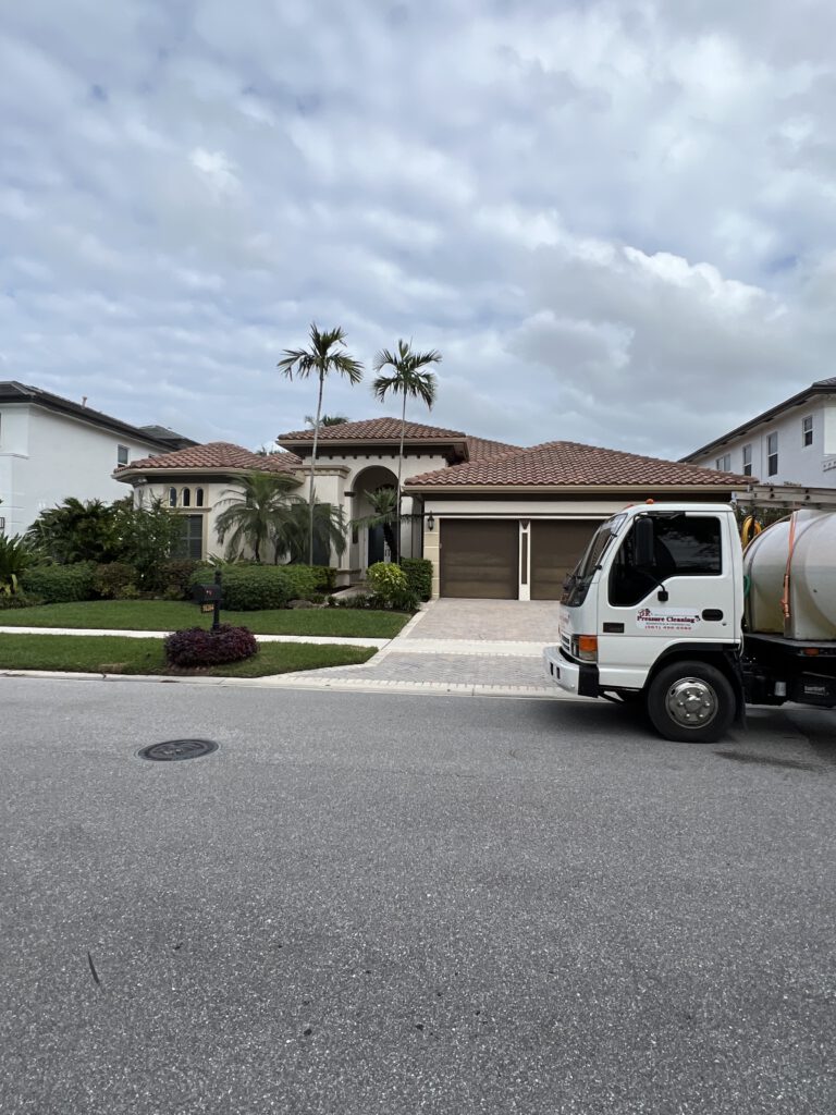 Expert pressure cleaning, pressure washing, soft washing, roof cleaning, and exterior washing services in South Florida. Serving Miami, Fort Lauderdale, West Palm Beach, Boca Raton, Pompano Beach, Deerfield Beach, Hollywood, Palm Beach Gardens, and surrounding areas. Offering professional residential and commercial roof washing, driveway pressure cleaning, patio power washing, and soft wash services to keep your property looking its best.